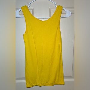 Women’s Summer Yellow Tank Top L